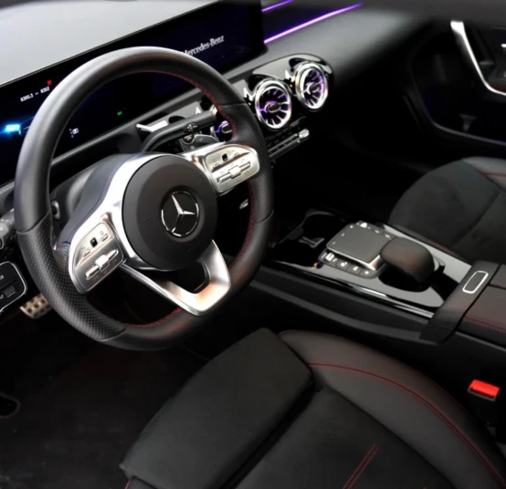 Mercedes Benz A200 2024 BLACK RENTAL IN DUBAI - undefined